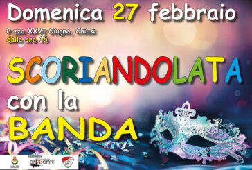 Scoriandolata di Carnevale a Chiusi, domenica 27 febbraio