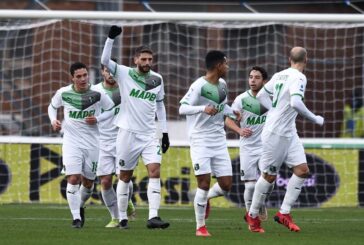 Poker Sassuolo a Venezia con Berardi, Raspadori e Scamacca