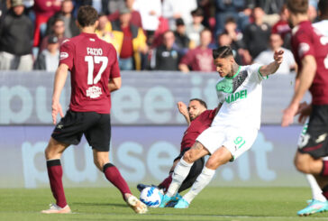 Salernitana-Sassuolo 2-2, Djuric evita il ko granata