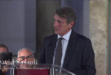 Ucraina, la manifestazione di Firenze ricorda Sassoli "Stop divisioni"