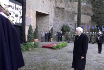Mattarella commemora l'eccidio delle Fosse Ardeatine