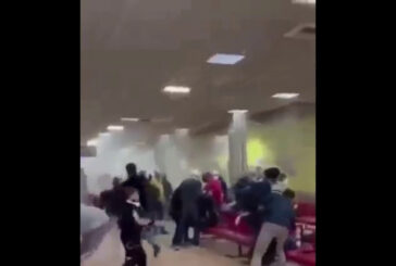 Il vento abbatte una parete, scene di panico all'aeroporto di Palermo