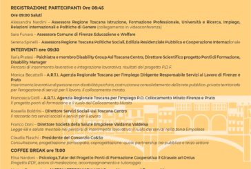 Disabilità: 39 progetti e 1.609 beneficiari con Co&So nel 2020