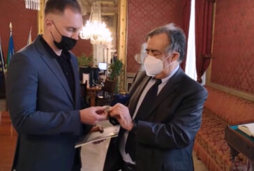 Palermo per la pace, Orlando riceve direttore dell'aeroporto di Odessa