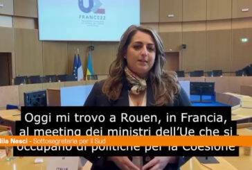 Ue, Nesci "La coesione sia al centro delle politiche di investimento"