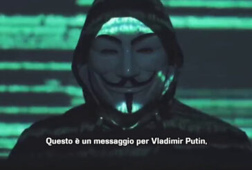 Ucraina, Anonymous dichiara cyber guerra a Vladimir Putin