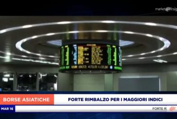 FORTE RIMBALZO PER I MAGGIORI INDICI ASIATICI, IN EVIDENZA COMPARTO TECH