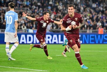 Immobile risponde a Pellegri al 92', Lazio-Torino 1-1