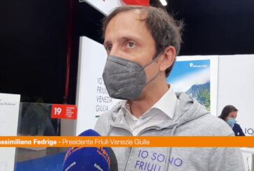 Turismo, Fedriga "Nel 2022 ci aspettiamo stessi dati positivi 2020-21"