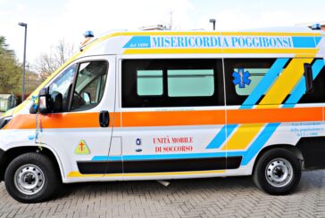 Inaugurata a Poggibonsi la nuova ambulanza della Misericordia