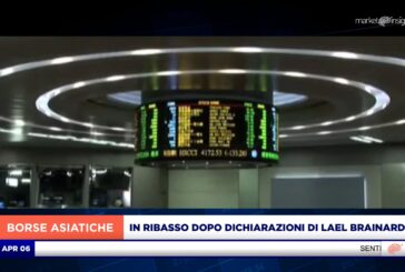 MERCATI ASIATICI IN RIBASSO DOPO LE DICHIARAZIONI DI LAEL BRAINARD