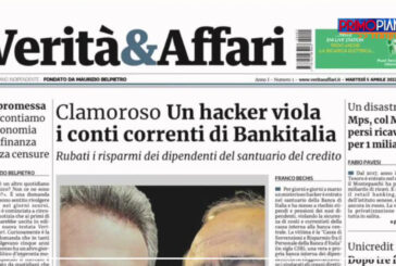 Bechis "Con Verità&Affari l'informazione economica per i cittadini"