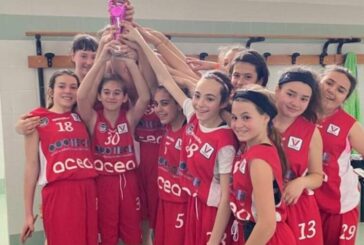 L’U14 femminile della Virtus terza a Cesenatico