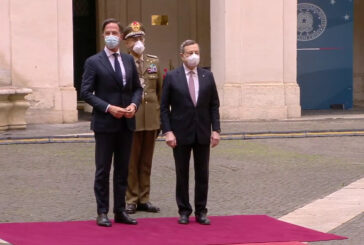 Il premier Draghi incontra il primo ministro olandese Rutte