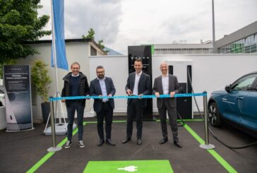 Volvo, inaugurata la prima stazione di ricarica veloce in Trentino