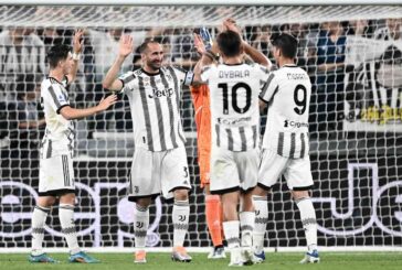 Juve-Lazio 2-2, ultima allo Stadium per Chiellini e Dybala