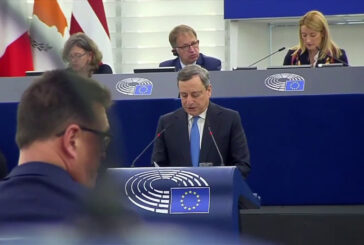 Draghi "Vogliamo l'Ucraina nell'Unione Europea"