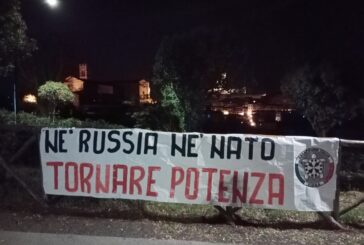 CasaPound: “Né Russia né Nato, l’Italia torni potenza”