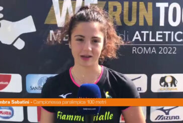 Sabatini a "We Run Together" "Lo sport unisce"
