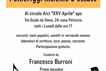 “La cultura è la cura”: laboratorio di scrittura, canto e poesia per anziani