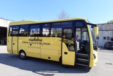 Colle, entra in servizio il nuovo scuolabus comunale
