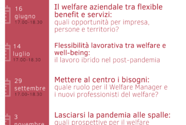 Conversazioni sul welfare aziendale in un ciclo di incontri on line