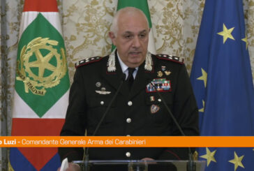 Carabinieri, Luzi "Vicini agli italiani anche durante la pandemia"