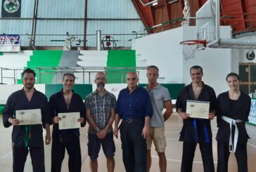 Tre nuove cinture nere e una gialla per scuola Kung Fu Kenpo