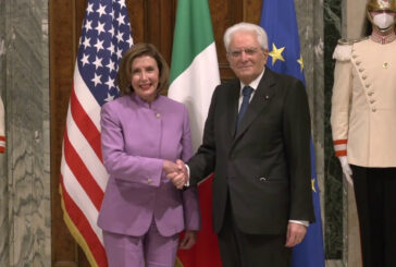 Mattarella incontra Speaker Camera Usa Nancy Pelosi