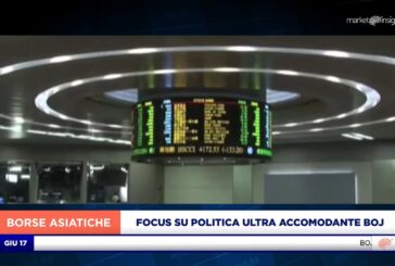 MERCATI ASIATICI CONTRASTATI CON FOCUS SULLA POLITICA ULTRA ACCOMODANTE DELLA BANK OF JAPAN
