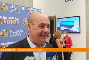 Zingaretti "La Regione Lazio ha ridato vita a luoghi cultura"