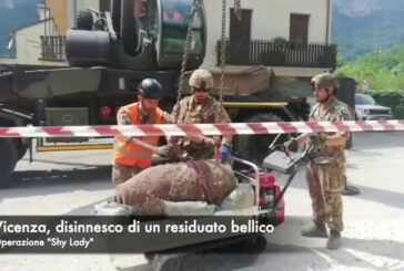 Vicenza, disinnescato un residuato bellico
