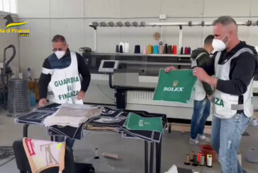 Contraffazione, denunciate 9 persone, 13mila capi falsi sequestrati