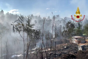 Incendio Roma, prosegue intervento vigili del fuoco