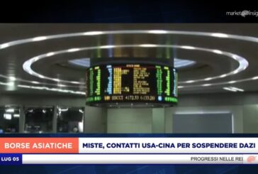 MERCATI ASIATICI MISTI, CONTATTI USA-CINA PER SOSPENDERE DAZI