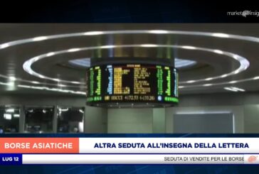 SEDUTA ALL’INSEGNA DELLA LETTERA PER I MERCATI ASIATICI, FORTI VENDITE IN GIAPPONE