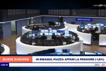 EUROLISTINI IN RIBASSO, PIAZZA AFFARI LA PEGGIORE (-1,8%)