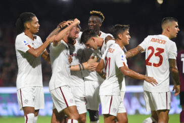 Salernitana-Roma 0-1, all'Arechi decide Cristante