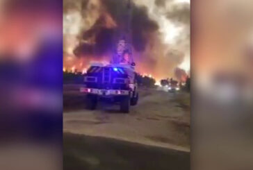 Riprende vigore l'enorme incendio nel sud-ovest della Francia