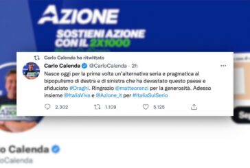 Intesa Calenda-Renzi, alle elezioni ci sarà il Terzo Polo