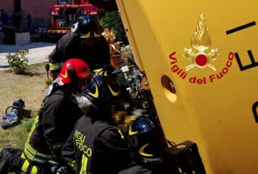 Rapolano: 2 feriti nel ribaltamento di un mezzo ferroviario