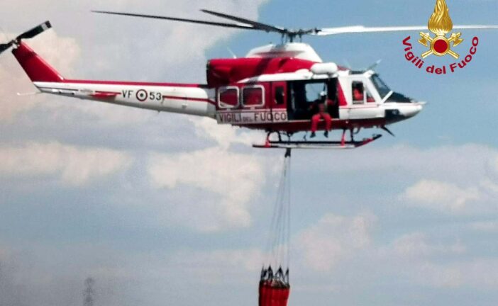 Incendio di vegetazione a San Giovanni d’Asso: in corso l’intervento