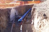 Sovicille: nuova condotta idrica in strada di Arnano