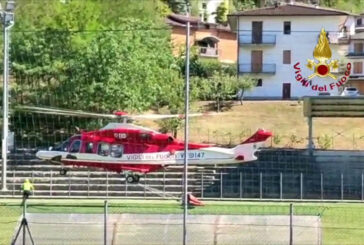 Incendio boschivo nel forlivese