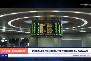 SEDUTA IN RIALZO PER I MERCATI ASIATICI NONOSTANTE LE TENSIONI SU QUESTIONE TAIWAN