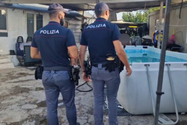 Controlli nel campo nomadi di via Salviati a Roma, identificati in 350