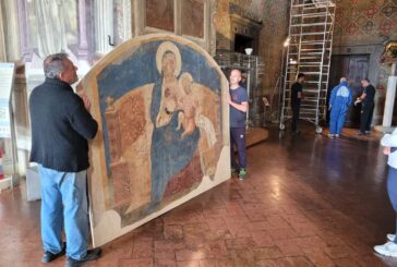 Ricollocata al Museo civico la Madonna col Bambino di Ambrogio Lorenzetti