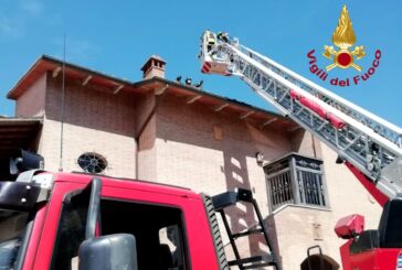 A Basciano a fuoco i pannelli solari su una casa