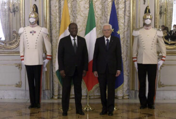 Mattarella ha ricevuto al Quirinale il Presidente della Costa d'Avorio