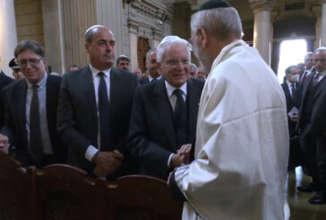 40 anni fa attentato alla Sinagoga di Roma, Mattarella alla cerimonia